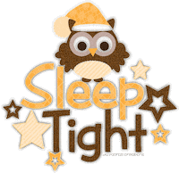sleepy good night Sticker