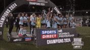 Celebration Champagne GIF by Cliftonville Football Club