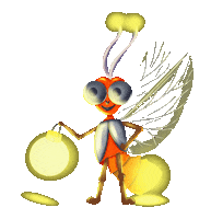 Firefly Flying Sticker