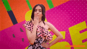 lilimar hernandez kiss GIF by Kids Choice Sports 2017