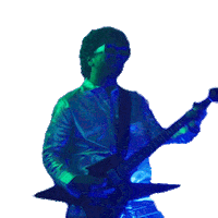 nowmorethanever music rock guitar rock n roll Sticker