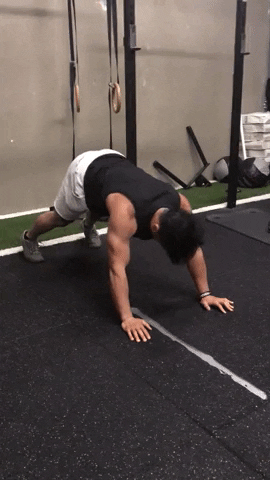 Bear Push Up GIF by Crossfit Boran