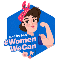 Girl Beauty Sticker by exabytes