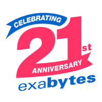 21St-Anniversary Sticker by exabytes