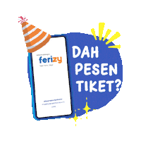 Tiket Handphone Sticker by ASDP