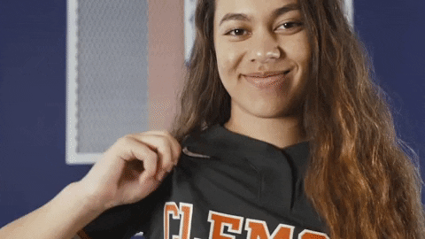 Go Tigers Jersey GIF by Clemson Tigers
