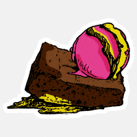 bisiesto_estudio sweet vegan chocolate brownie GIF