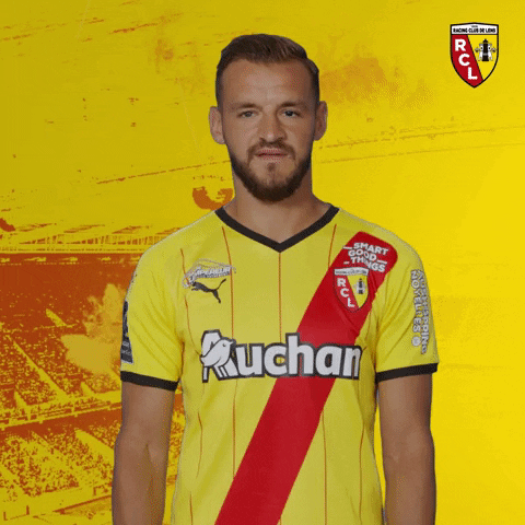 rclens lens rclens racing club de lens sang or GIF