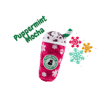 dog peppermint dog toy haute dogtoy Sticker