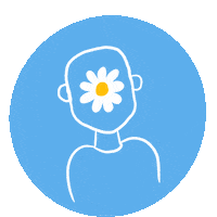 ruggy_t flower daisy ruggy ruggyt Sticker