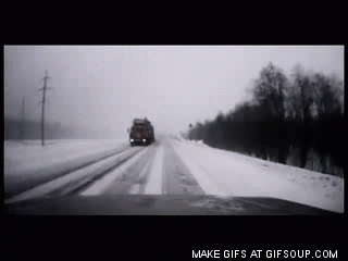 Snow Driving GIF
