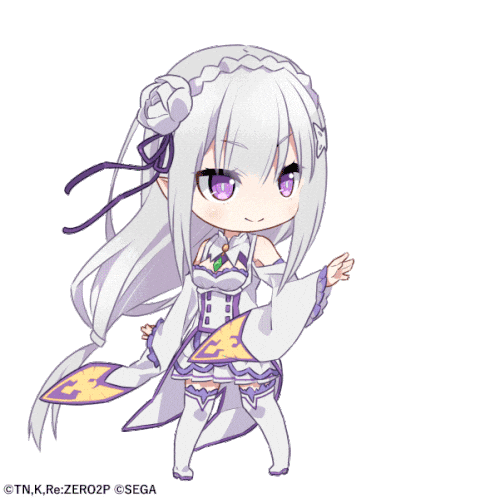 Re Zero Thank You Sticker