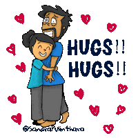 Love You Hug Sticker