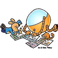 Dog Man Drawing Sticker by Scholastic