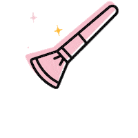 PinkLemonadeSCS makeup make blush brush Sticker