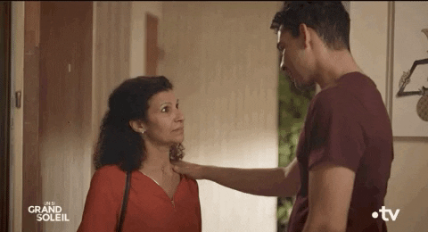 Mother Kiss GIF by Un si grand soleil