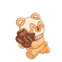 Coffee Puns Sticker by Loka Made