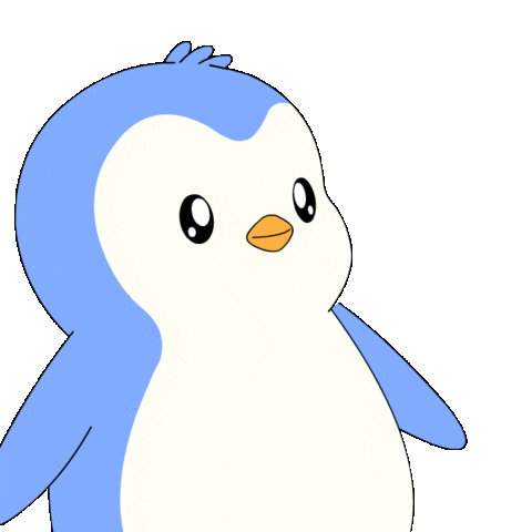 Morning Throwing Sticker by Pudgy Penguins