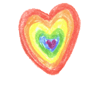 Heart Rainbow Sticker