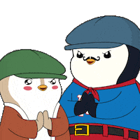 Laugh Plotting Sticker by Pudgy Penguins