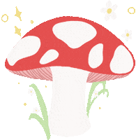 heyheytimmy flowers mushroom heyheytimmy Sticker