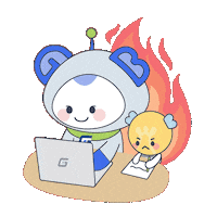 Fire Dodo Sticker by @smartgbsa