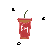 Coffee Drink Sticker by Love Mich Inc.