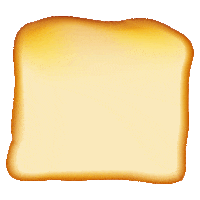 Bread Toast Sticker by Los Nietitos