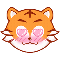 Tiger Love Sticker by J-Store Annex