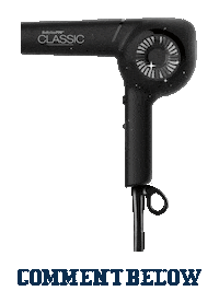 Blowdryer Comment Below Sticker by BaByliss Pro