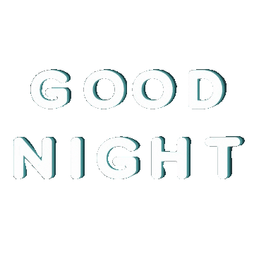 Good Night Text Sticker