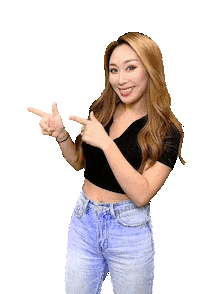 Pointing Check Sticker by jinhongteam
