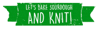 Bread Baking Sticker by Gritty Knits