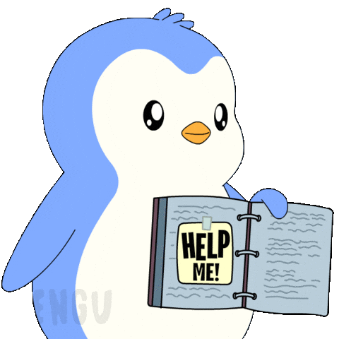 Do It Help Sticker by Pudgy Penguins