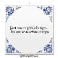 Nl Troost Sticker by Tegelspreuken.nl