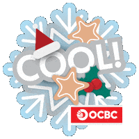 Snowflake Sticker by OCBC Bank