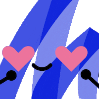 Logo Hearts Sticker by Marker Media