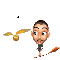 Harry Potter Snitch Sticker by Genies