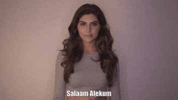 Salaam Alekum GIF by Elnaaz Norouzi