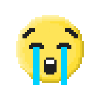 Sad T-T Sticker by R74n