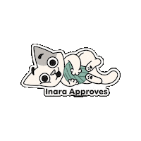 operaair cat kitty opera inara Sticker