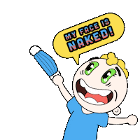 Summer Mask Sticker by Lily Xiao Haselton