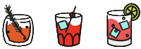 Night Out Drinking Sticker