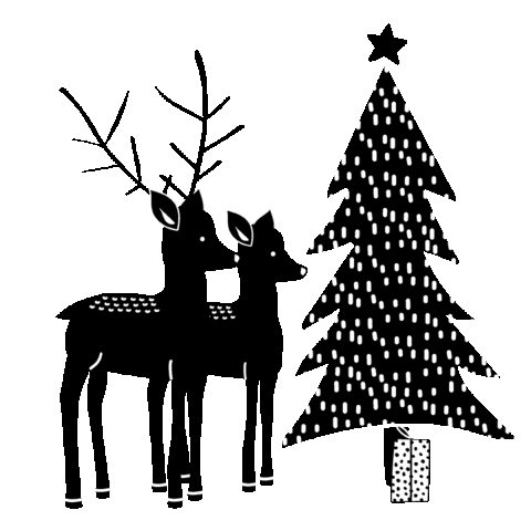 Christmas Illustration Sticker by Zoedt.NL