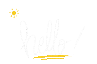 Bonjour Hello Sticker