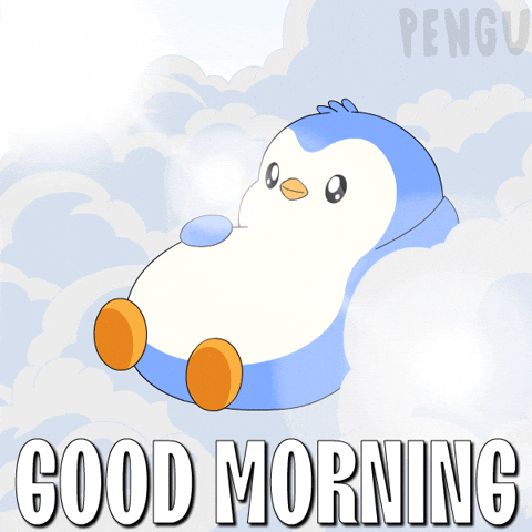 Good Morning Sun GIF by Pudgy Penguins