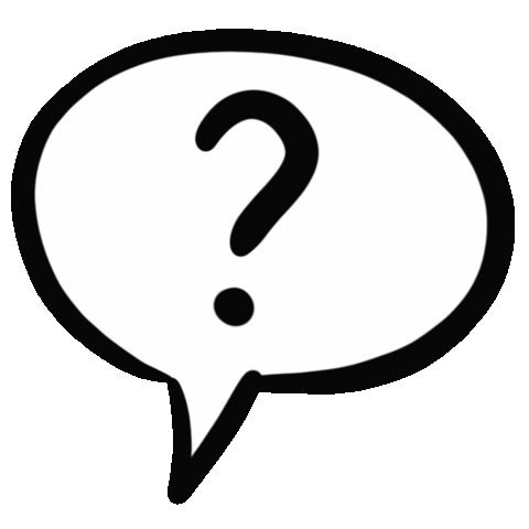 Confused Question Sticker