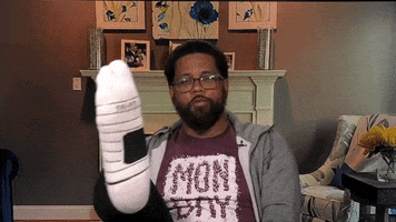 Michael Smith Foot GIF by HolleyandSmith
