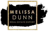 MelissaDunnRealty logo real estate realtor glitter Sticker