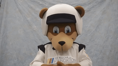 Peace Out Reaction GIF by The NASCAR Foundation